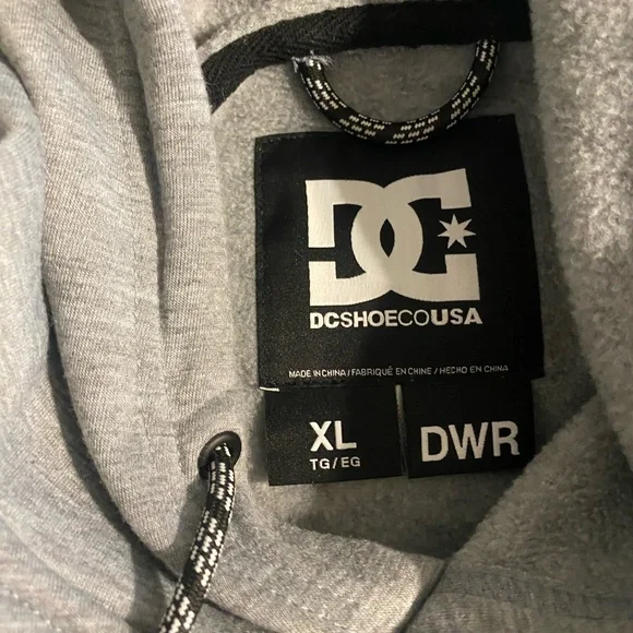 DC Shoes Gray and Black Hoodies - Picture 3 of 6